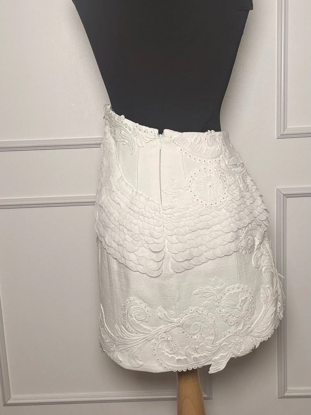 Zimmermann Tama Appliqué Filagree Mini Skirt size 2 Runway Collection Rare - Picture 12 of 15